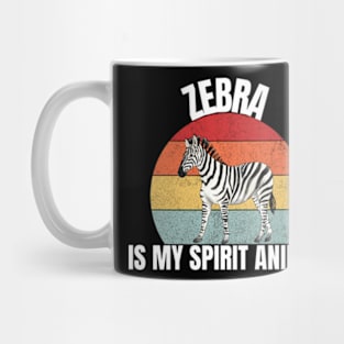 Zebra Is My Spirit Animal - Cute For Mens, Womens, Boys, Girls Mug